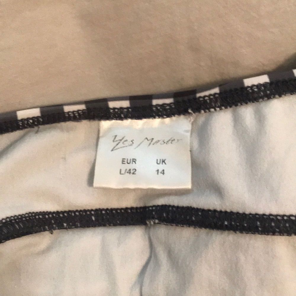 Black & White Gingham One-Piece Bathing Suit - Picture 5 of 10